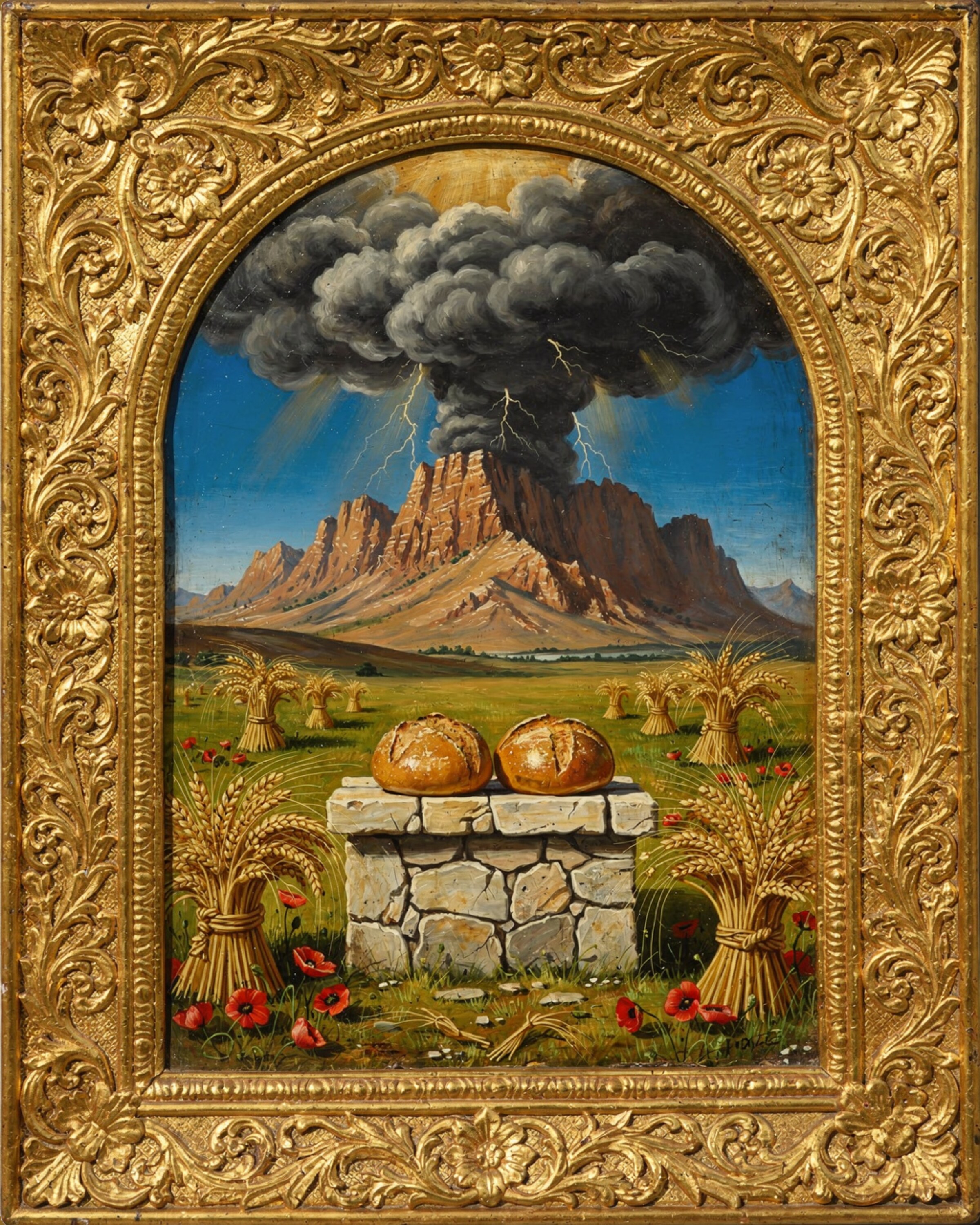 Still-life print canon — Shavuot: Torah and the fire.