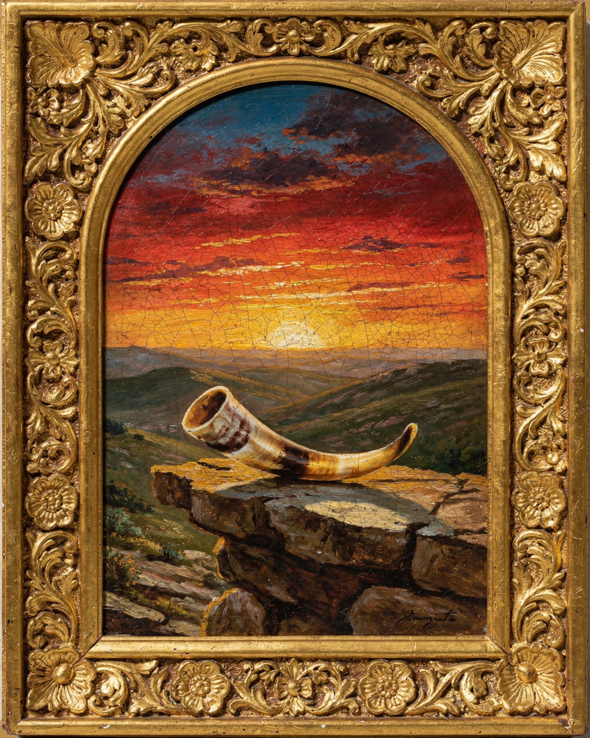Still-life print canon — Yom Teruah: the shofar.