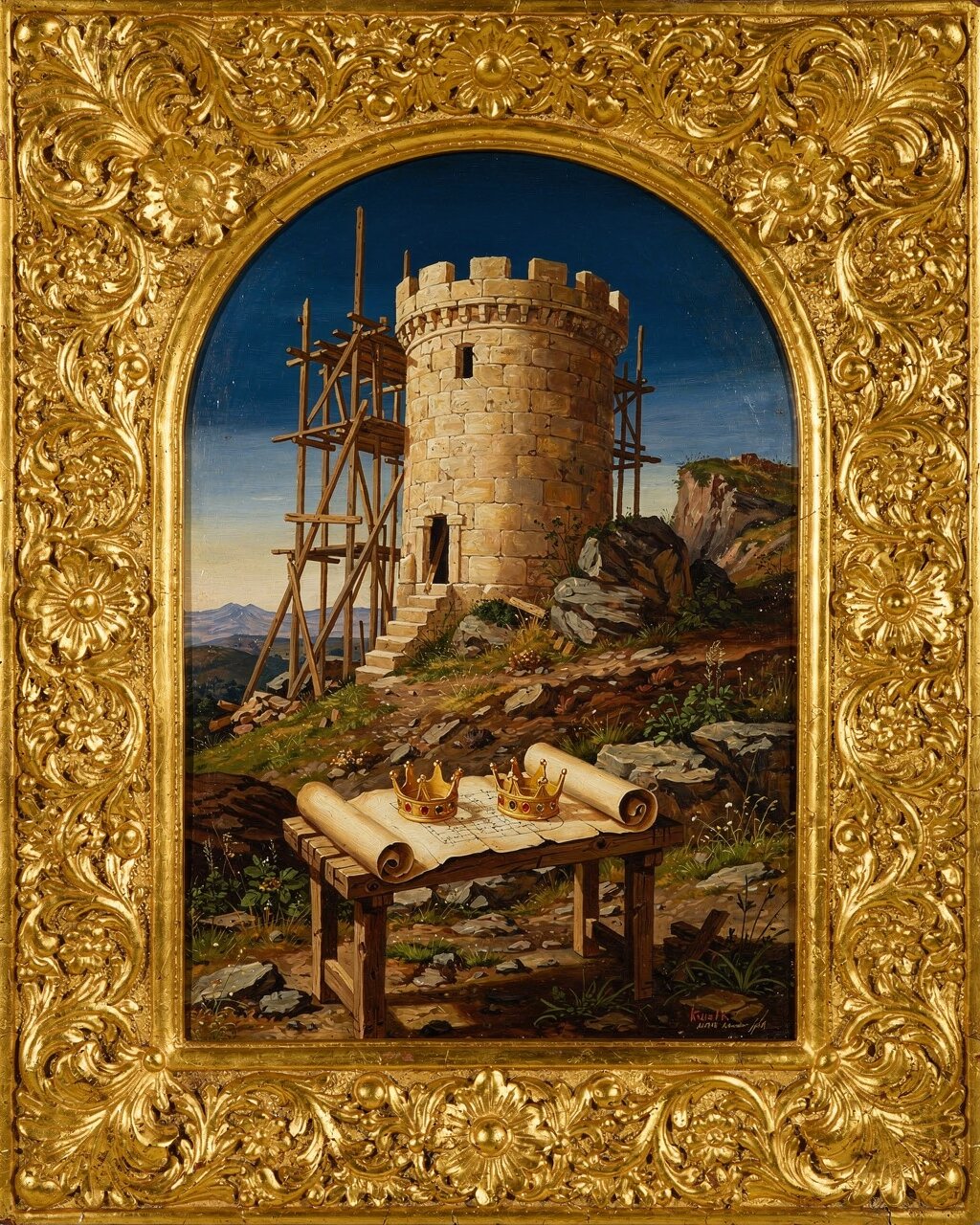 The Tower Builder and the Warring King